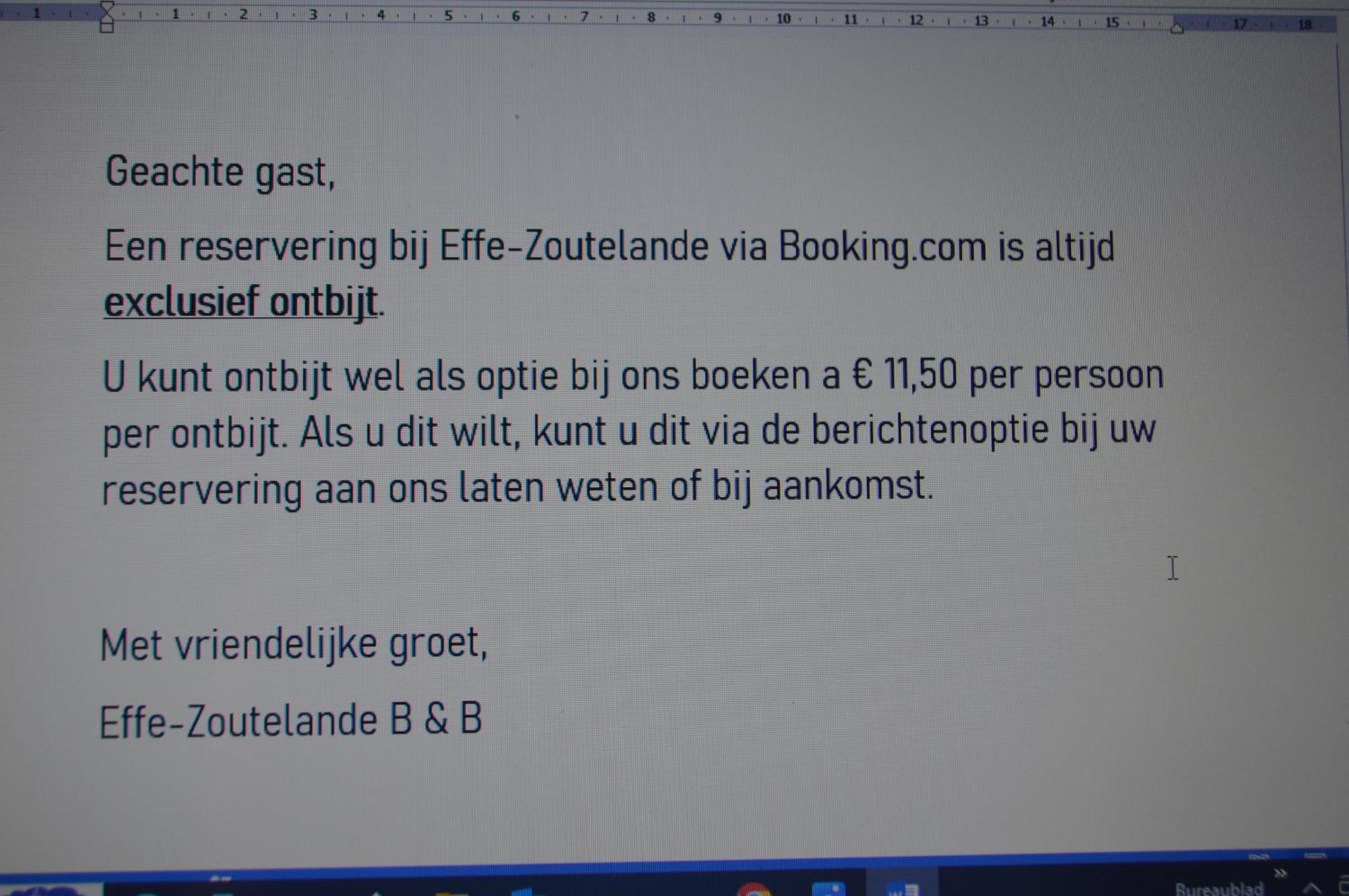 Effe-Zoutelande B&B Exterior foto